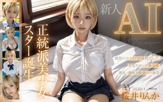 AIFOCS-002 [New AI] The birth of orthodox beautiful girl stars, blonde HCUP Sakurai Aya