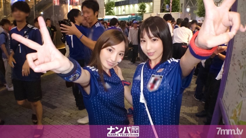 GANA-1791 [World Cup watching pick-up! ] Japan national football team, enthusiastic about winning the first match, talked to ...beauty supporters who visited the game, got drunk with sake at the hotel, and without getting excited, climax 4P orgy sex!
